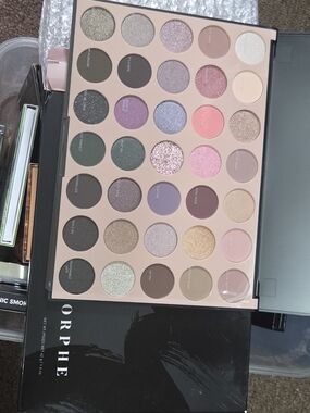 Morphe 35-Color Eyeshadow Palette — Pinks, Purples & Neutrals